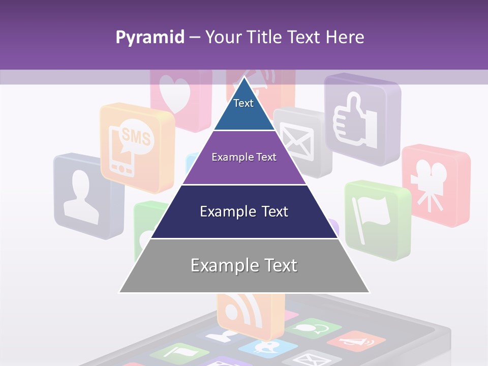 Blue Tweet Network PowerPoint Template