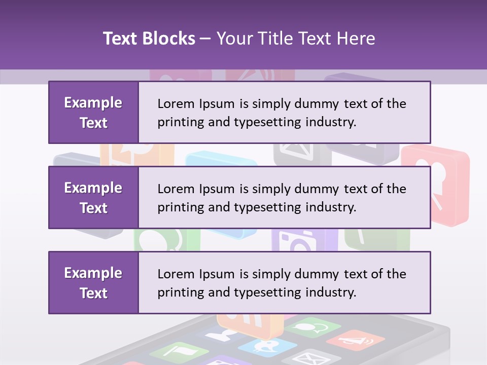 Blue Tweet Network PowerPoint Template