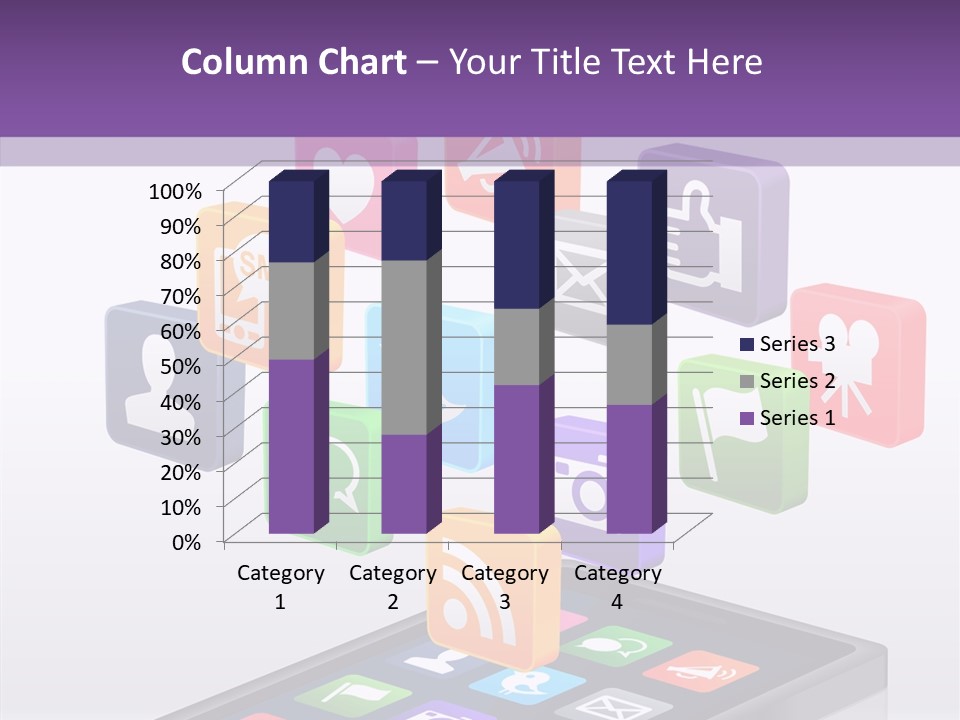 Blue Tweet Network PowerPoint Template