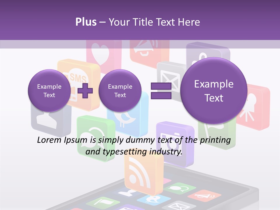 Blue Tweet Network PowerPoint Template