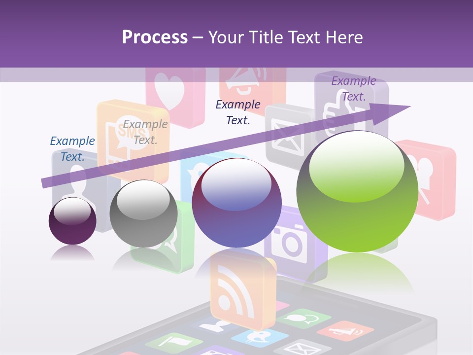 Blue Tweet Network PowerPoint Template