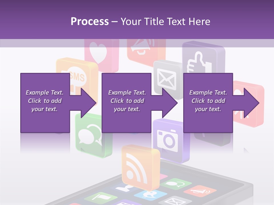 Blue Tweet Network PowerPoint Template