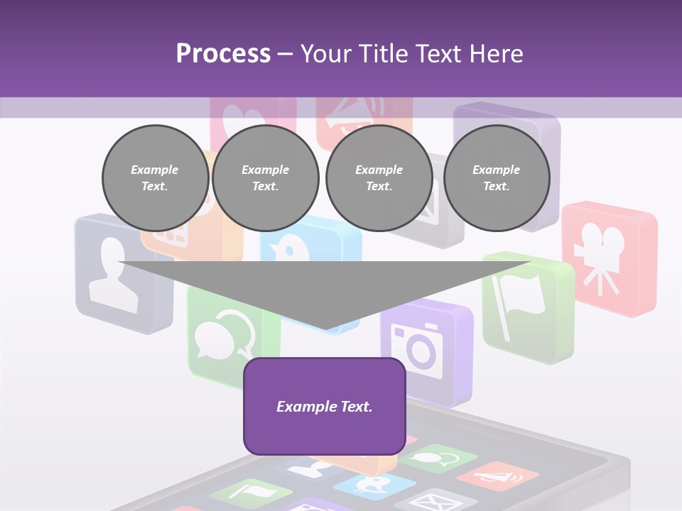 Blue Tweet Network PowerPoint Template