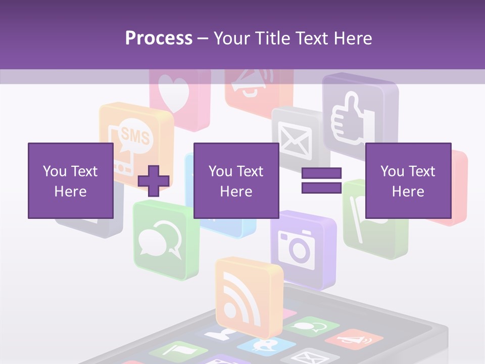 Blue Tweet Network PowerPoint Template