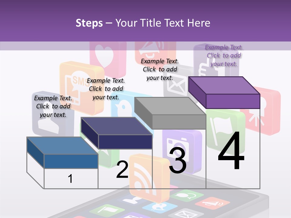 Blue Tweet Network PowerPoint Template