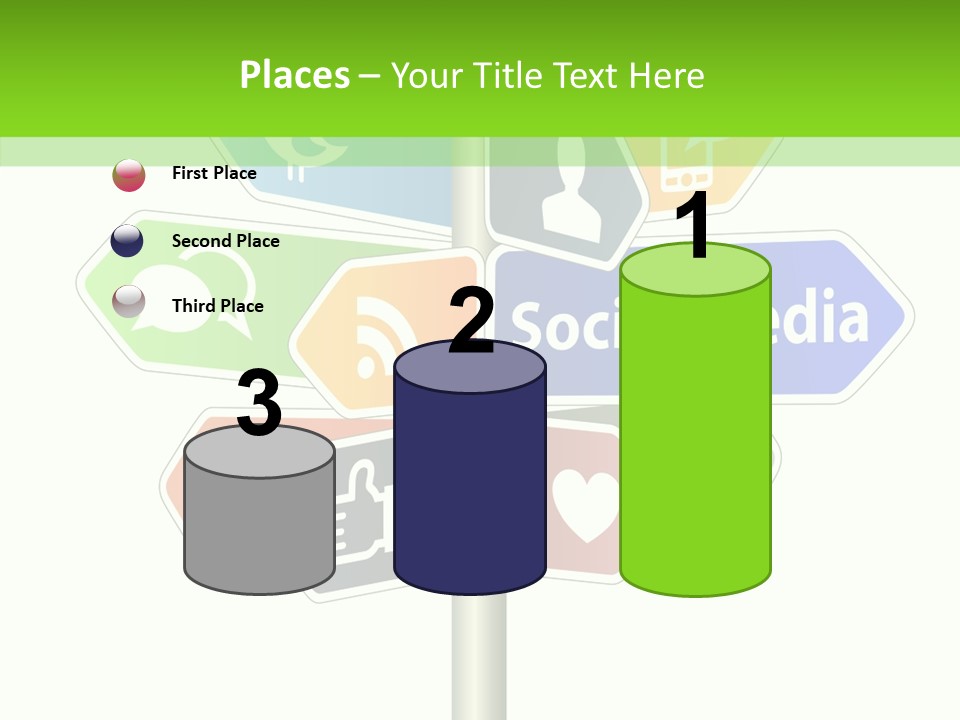 Envelope Social Share PowerPoint Template