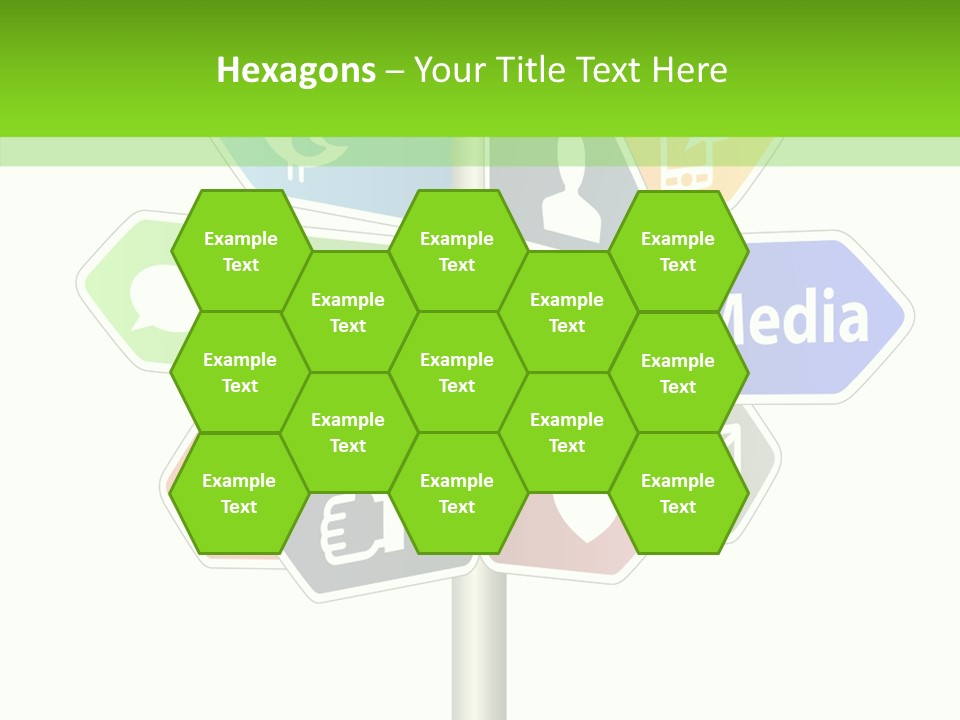 Envelope Social Share PowerPoint Template