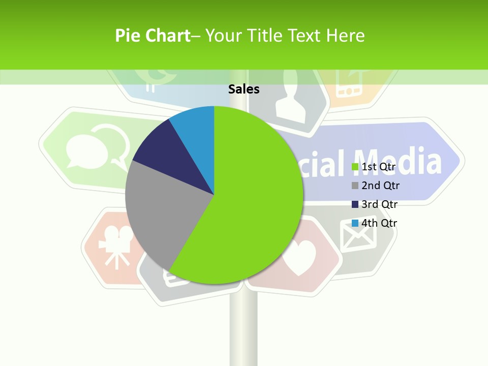 Envelope Social Share PowerPoint Template