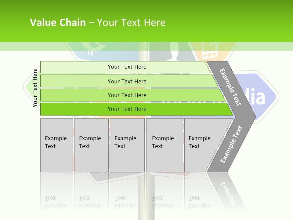 Envelope Social Share PowerPoint Template