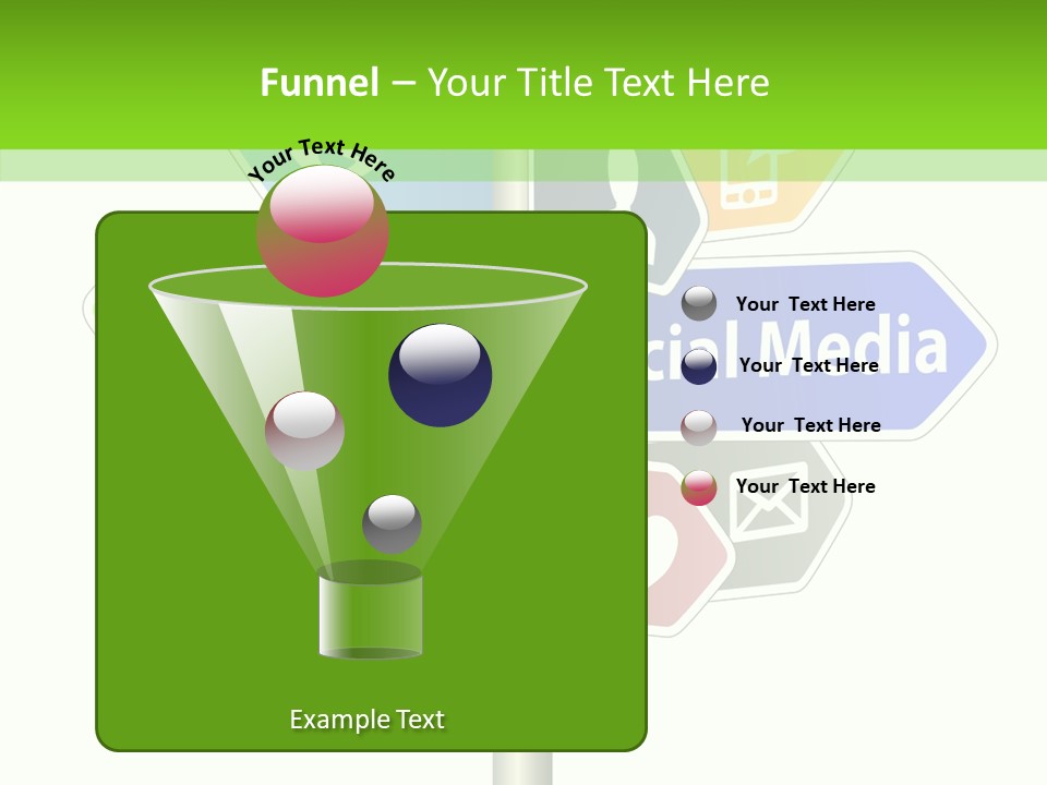 Envelope Social Share PowerPoint Template