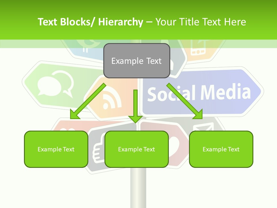 Envelope Social Share PowerPoint Template