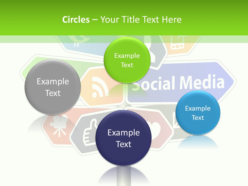 Envelope Social Share PowerPoint Template