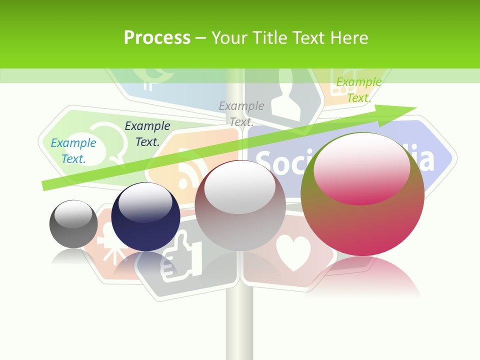 Envelope Social Share PowerPoint Template