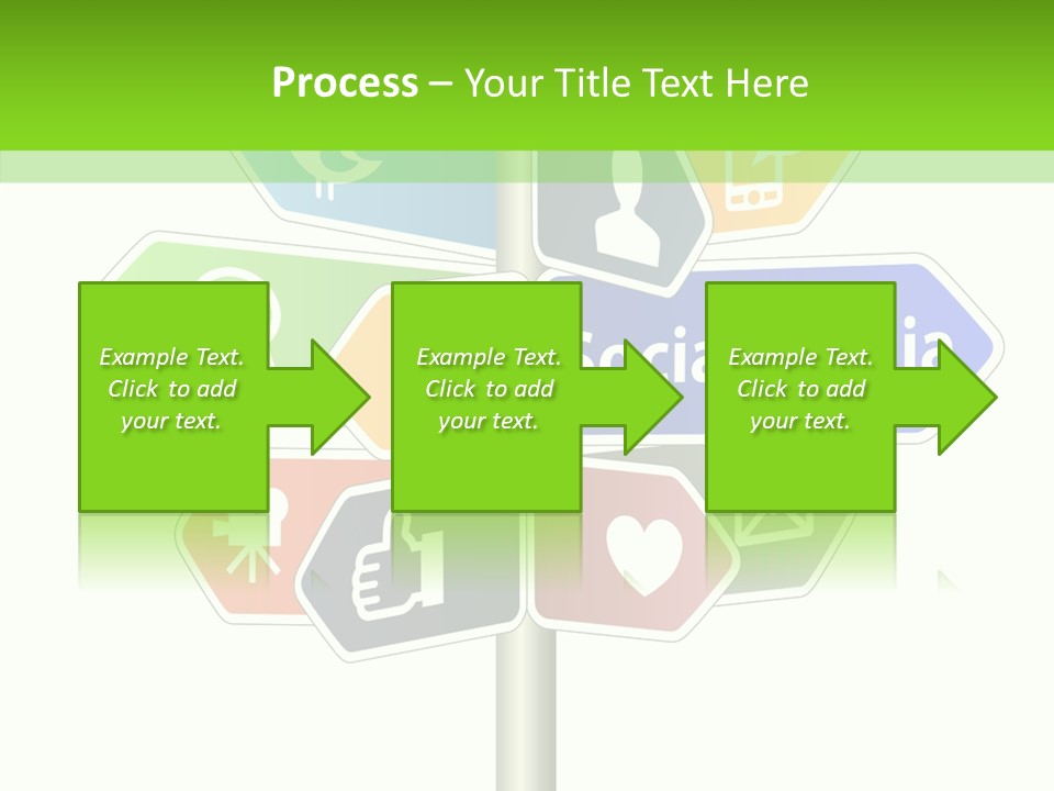 Envelope Social Share PowerPoint Template