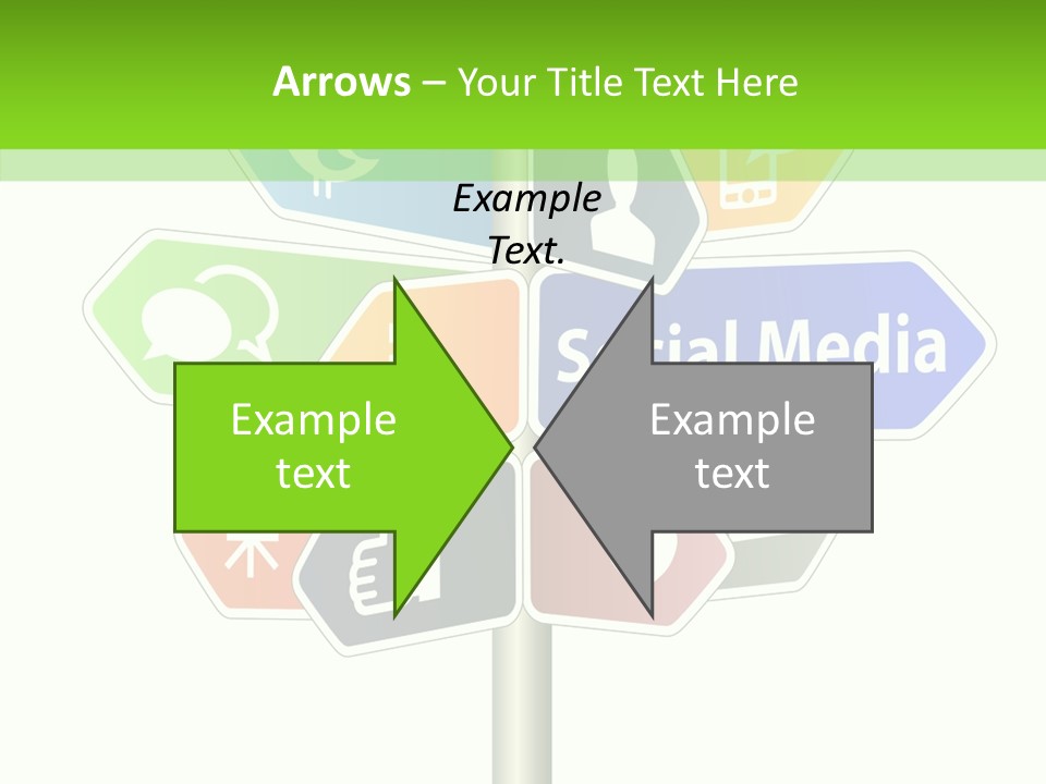 Envelope Social Share PowerPoint Template
