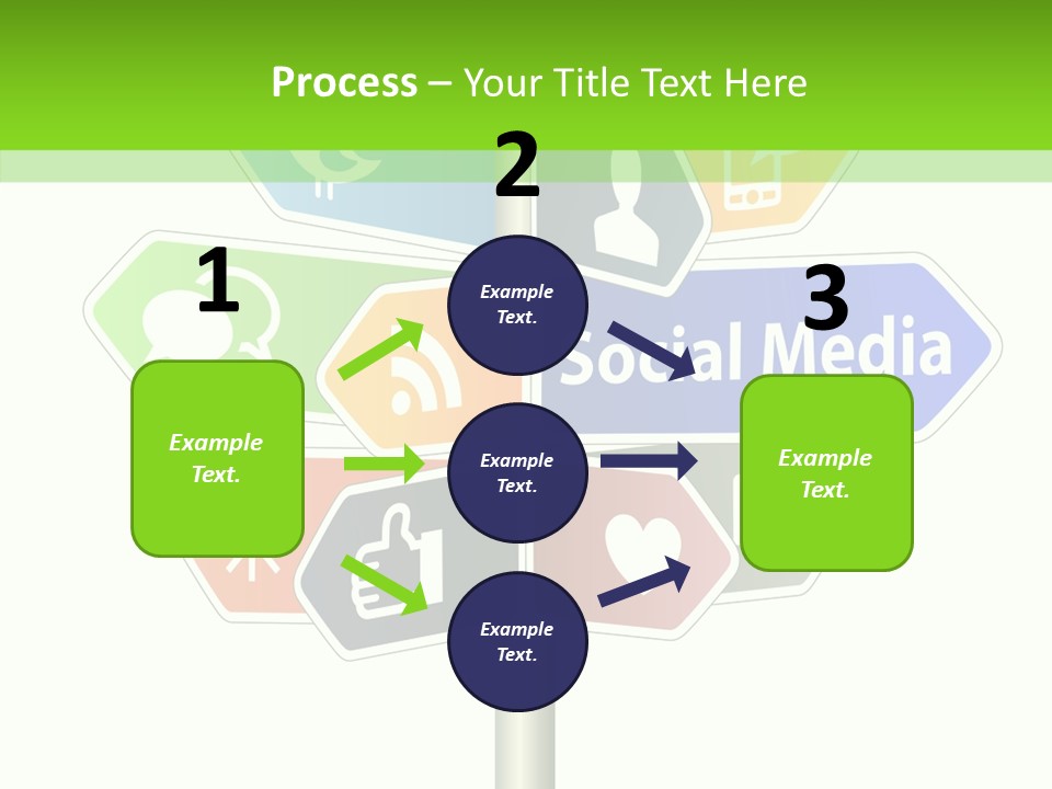 Envelope Social Share PowerPoint Template