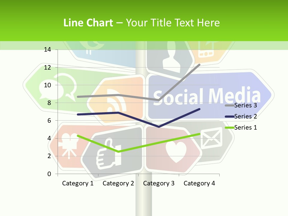 Envelope Social Share PowerPoint Template