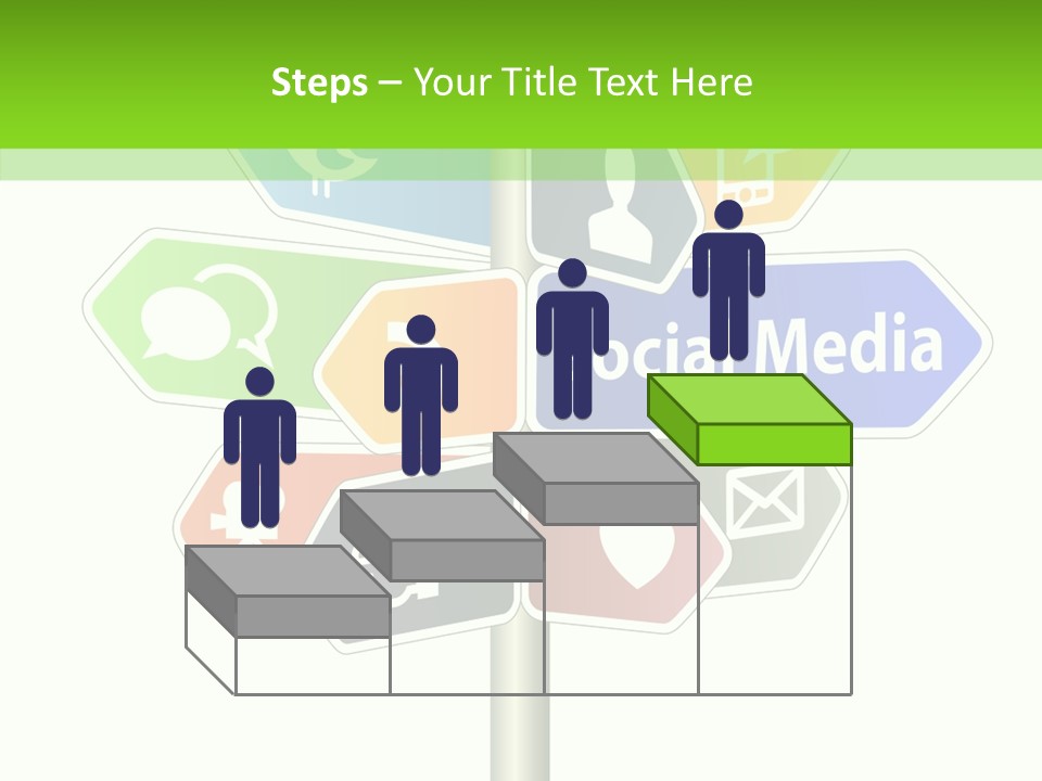 Envelope Social Share PowerPoint Template