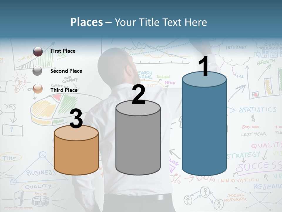 Blog Advertising Draw PowerPoint Template