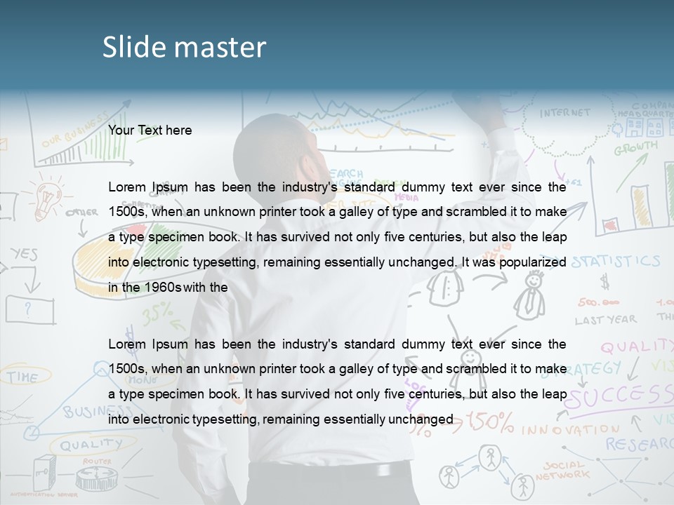 Blog Advertising Draw PowerPoint Template