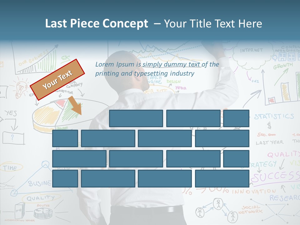 Blog Advertising Draw PowerPoint Template