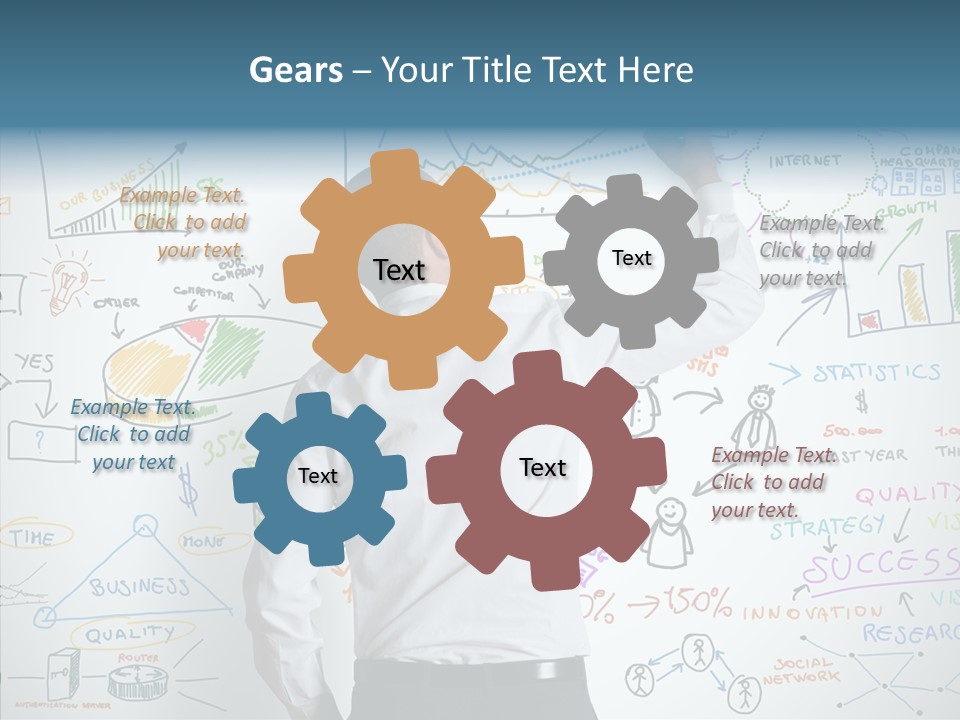 Blog Advertising Draw PowerPoint Template