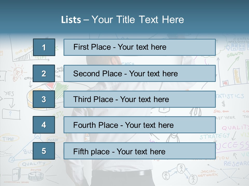 Blog Advertising Draw PowerPoint Template