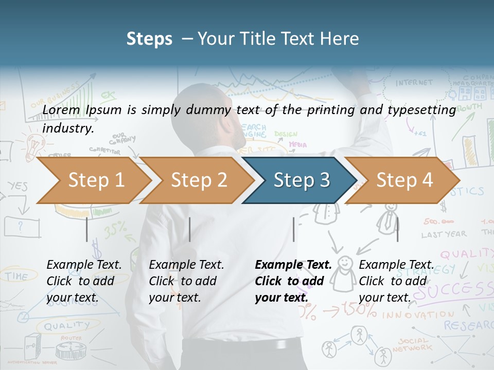 Blog Advertising Draw PowerPoint Template
