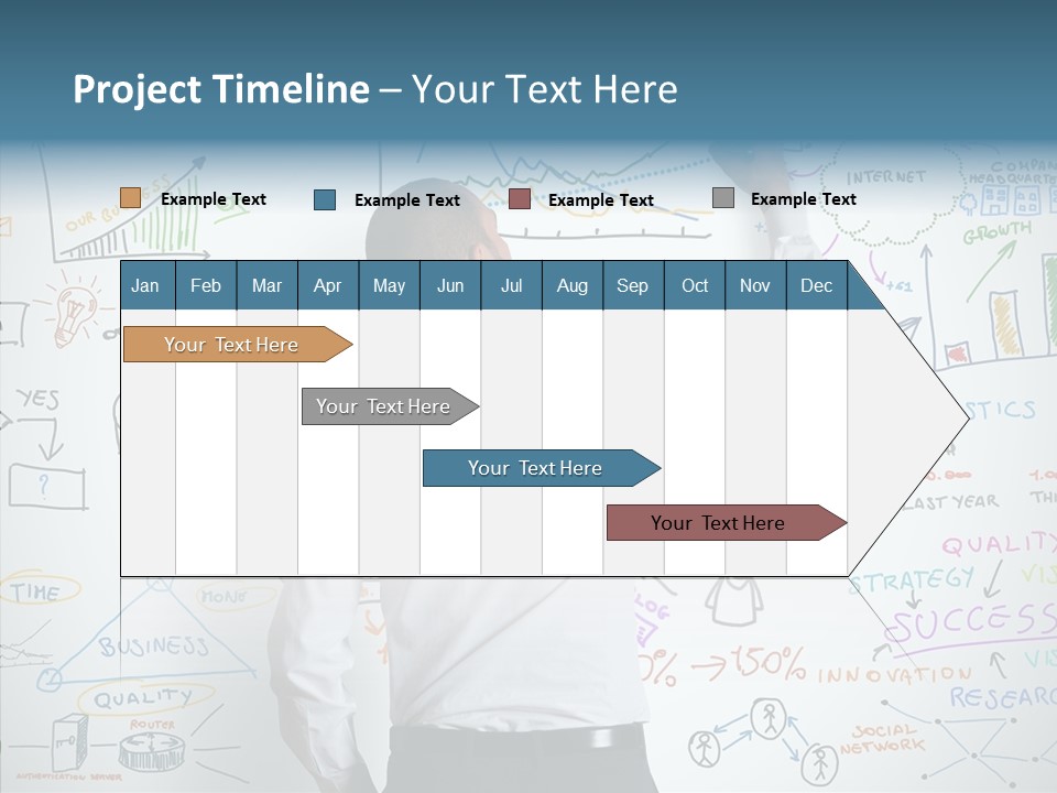 Blog Advertising Draw PowerPoint Template