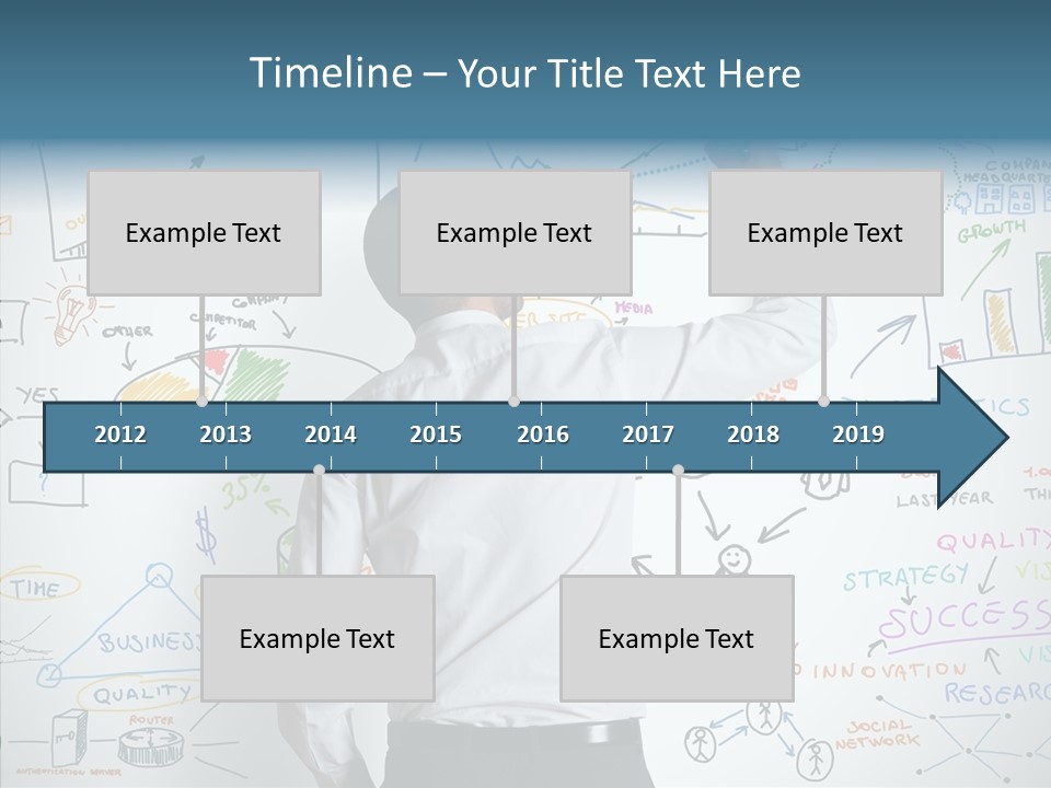Blog Advertising Draw PowerPoint Template