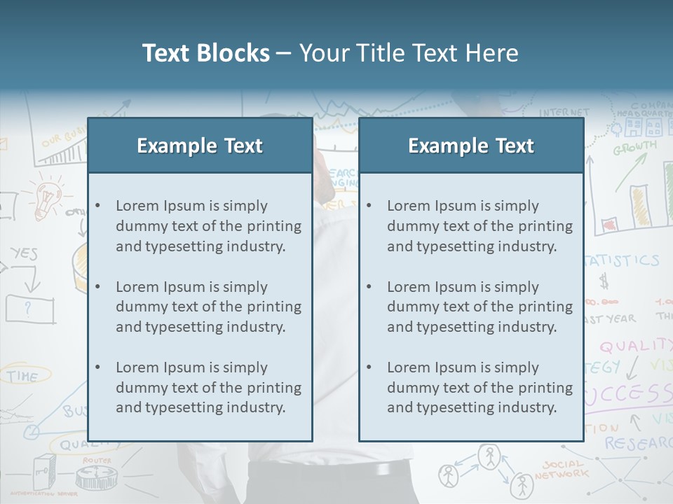 Blog Advertising Draw PowerPoint Template