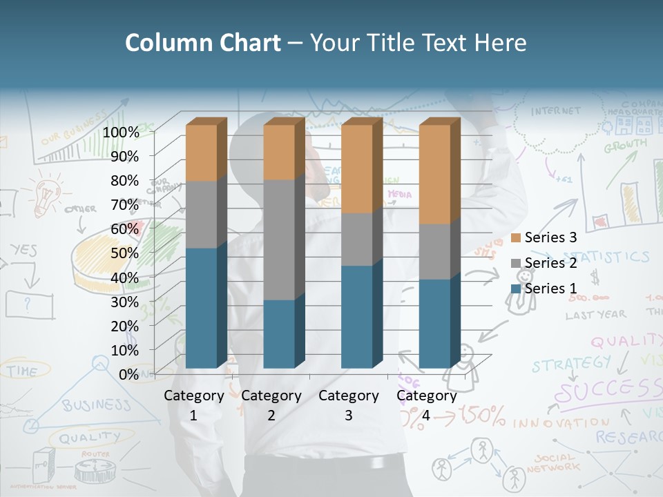 Blog Advertising Draw PowerPoint Template