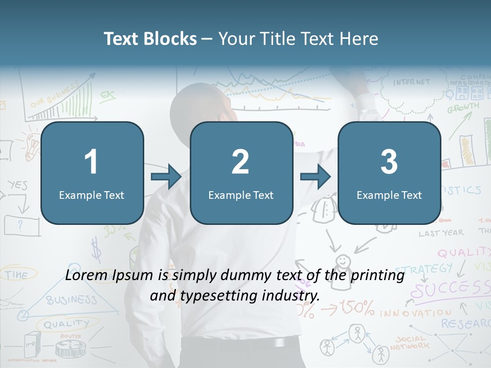 Blog Advertising Draw PowerPoint Template