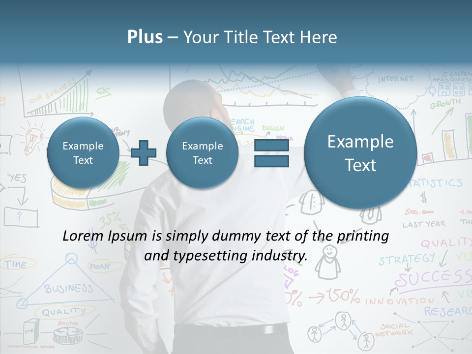 Blog Advertising Draw PowerPoint Template