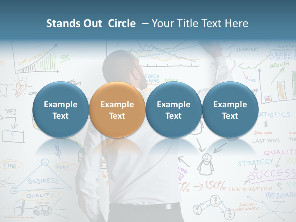 Blog Advertising Draw PowerPoint Template