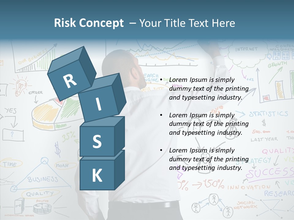 Blog Advertising Draw PowerPoint Template