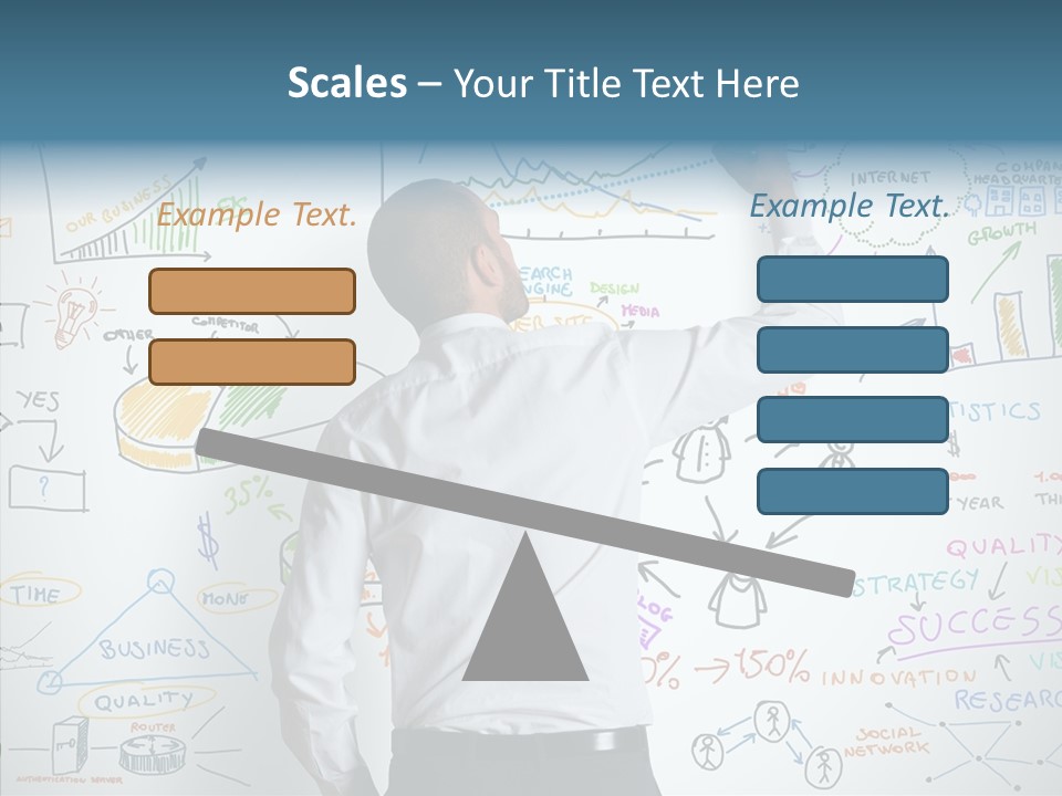 Blog Advertising Draw PowerPoint Template