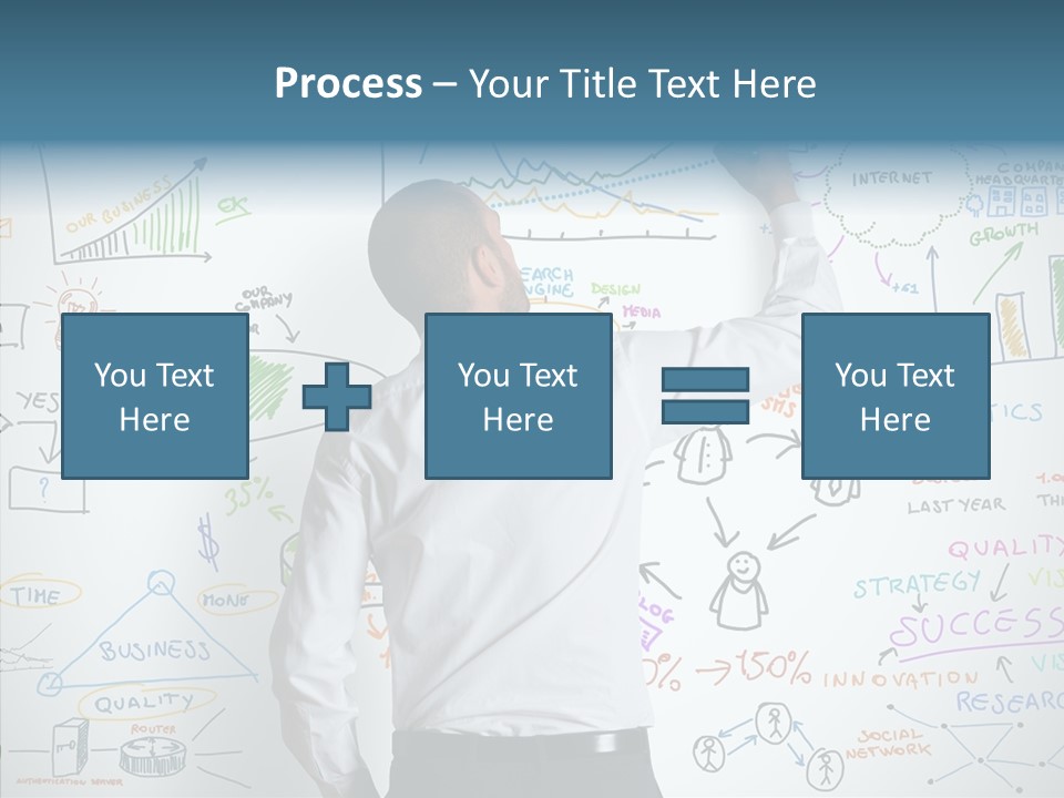 Blog Advertising Draw PowerPoint Template