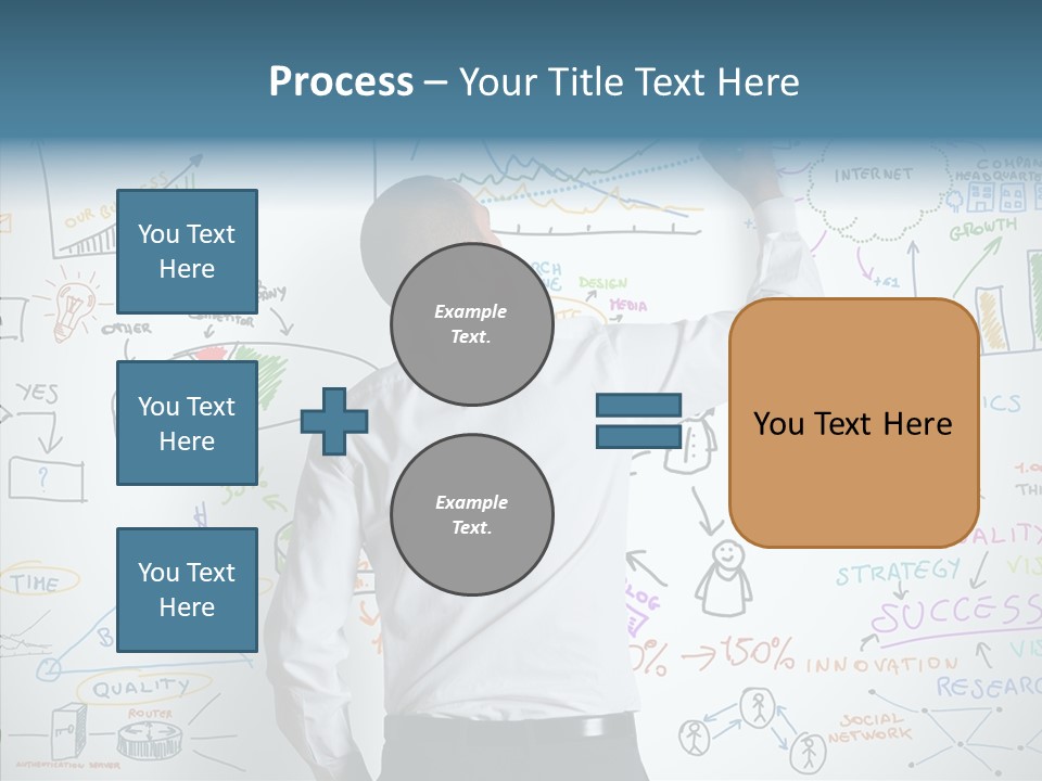 Blog Advertising Draw PowerPoint Template