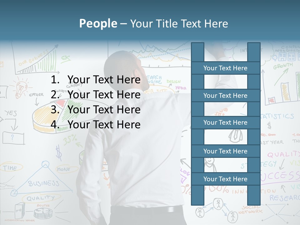 Blog Advertising Draw PowerPoint Template
