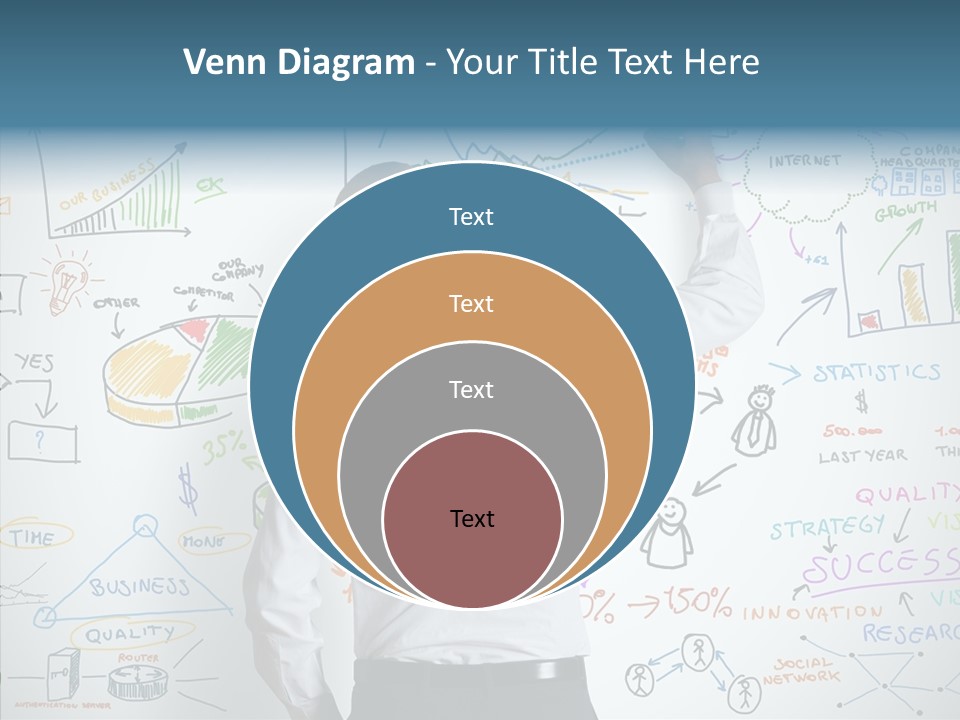Blog Advertising Draw PowerPoint Template