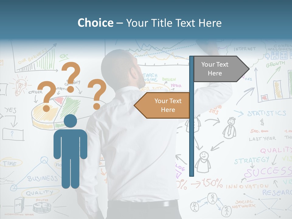 Blog Advertising Draw PowerPoint Template