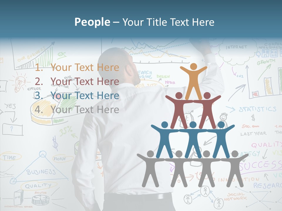Blog Advertising Draw PowerPoint Template