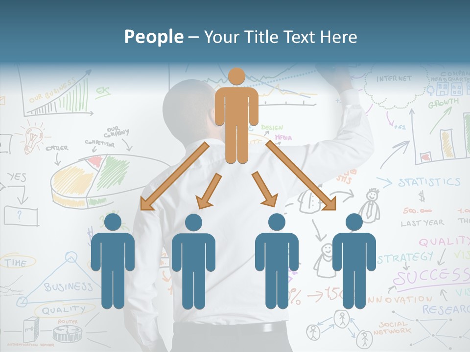 Blog Advertising Draw PowerPoint Template