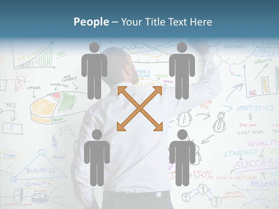 Blog Advertising Draw PowerPoint Template