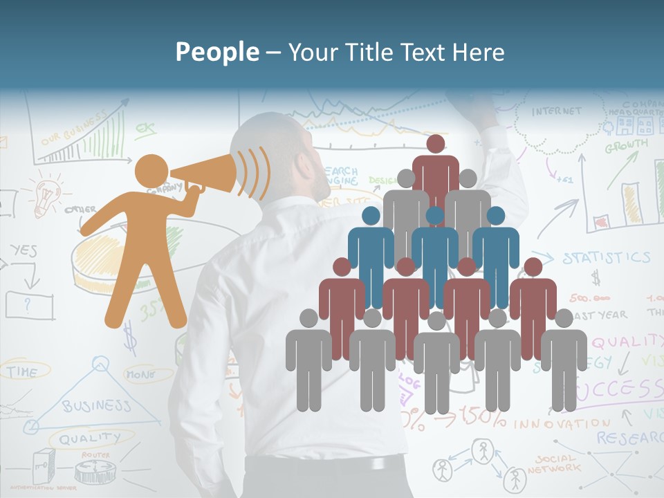 Blog Advertising Draw PowerPoint Template