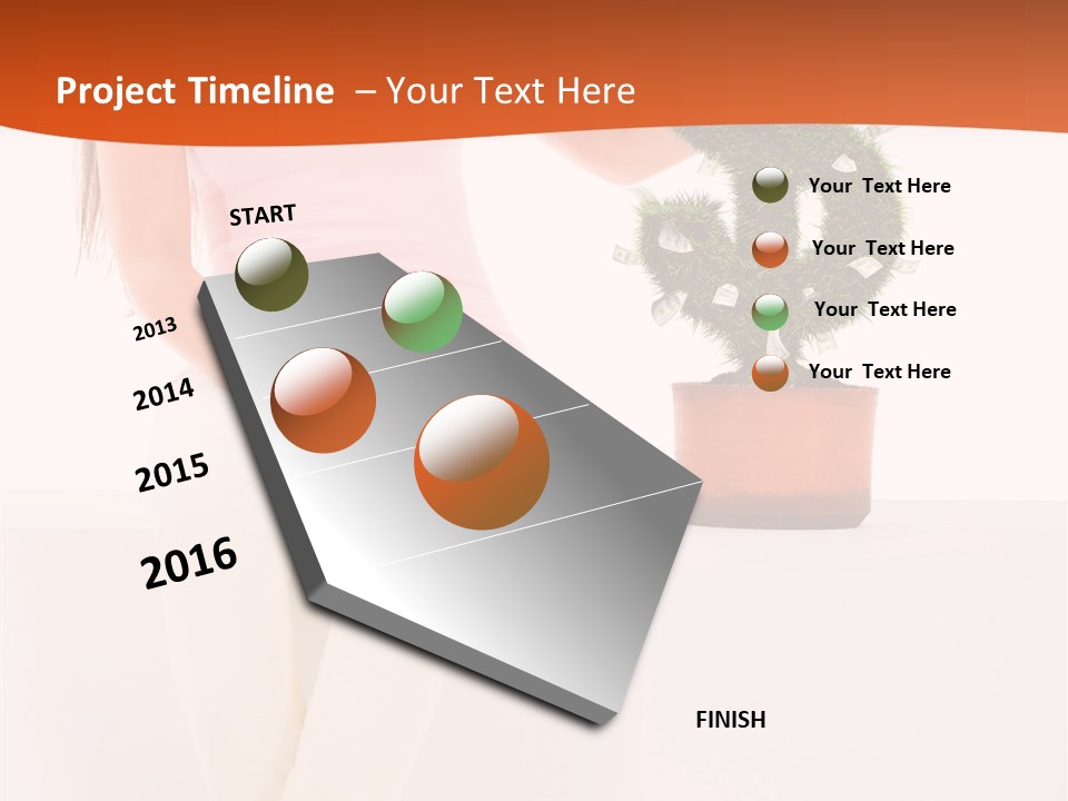 Young Hispanic Finance PowerPoint Template