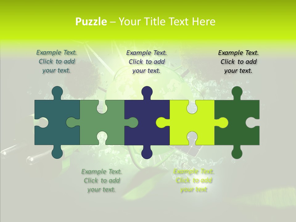 Himmel Umweltschutz Konzept PowerPoint Template