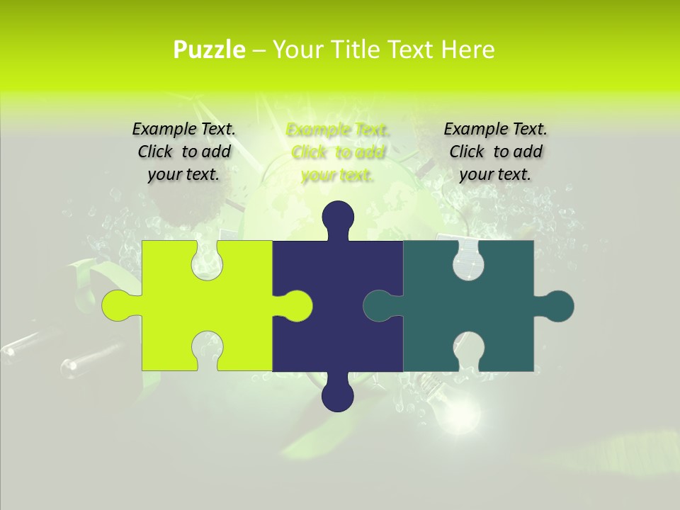 Himmel Umweltschutz Konzept PowerPoint Template