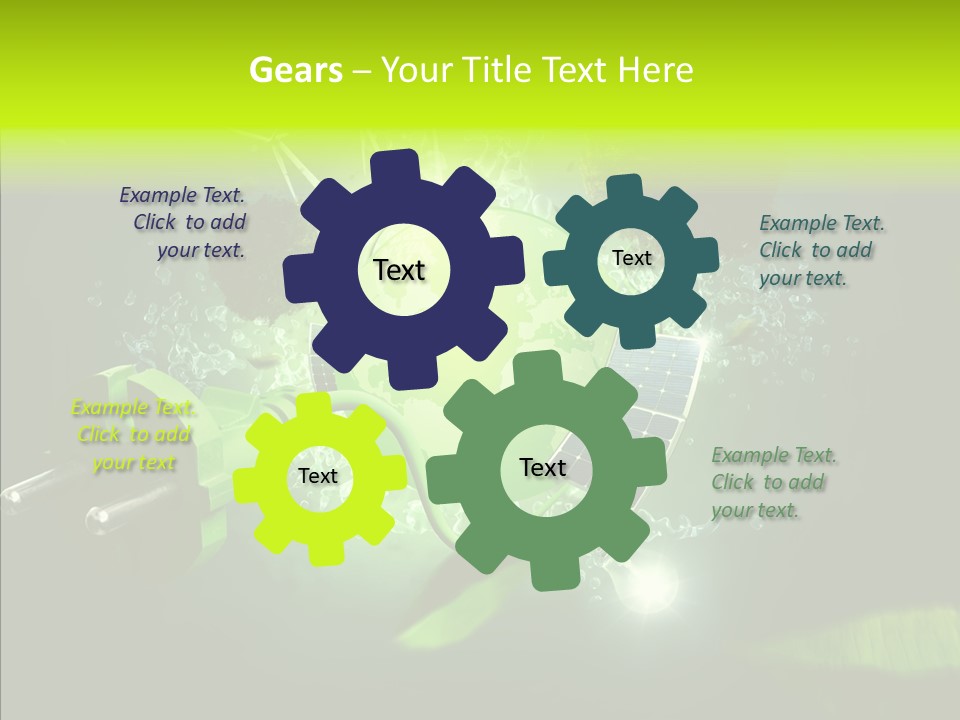 Himmel Umweltschutz Konzept PowerPoint Template